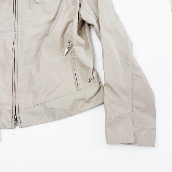 Escada Sport Khaki Lined Windbreaker Zippered Jacket SZ40 - Picture 3 of 6
